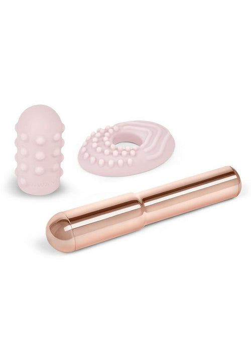 Load image 1 in gallery view. Le Wand Grand Bullet Rechargeable Silione Vibrator - Rose Gold