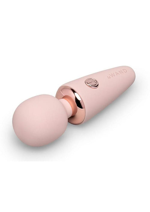 Load image 1 in gallery view. Le Wand Mini Vibe Silicone Micro Wand - Rose Gold