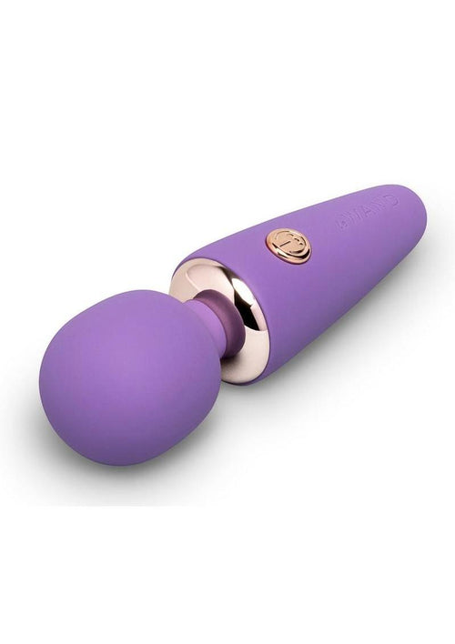 Load image 1 in gallery view. Le Wand Mini Vibe Silicone Micro Wand - Purple/Violet