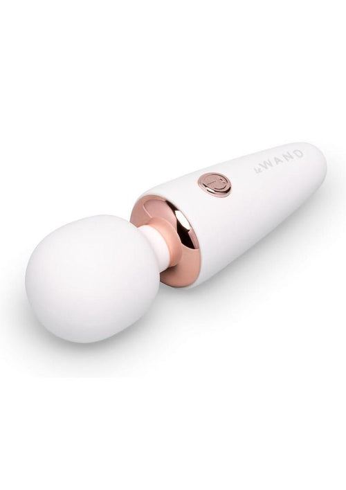 Load image 1 in gallery view. Le Wand Mini Vibe Silicone Micro Wand - White