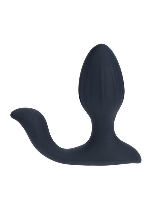 Load image 1 in gallery view. Levelz Vibrating and Rotating Silicone Rechargeable Anal Plug with Ball Stimulator - Black