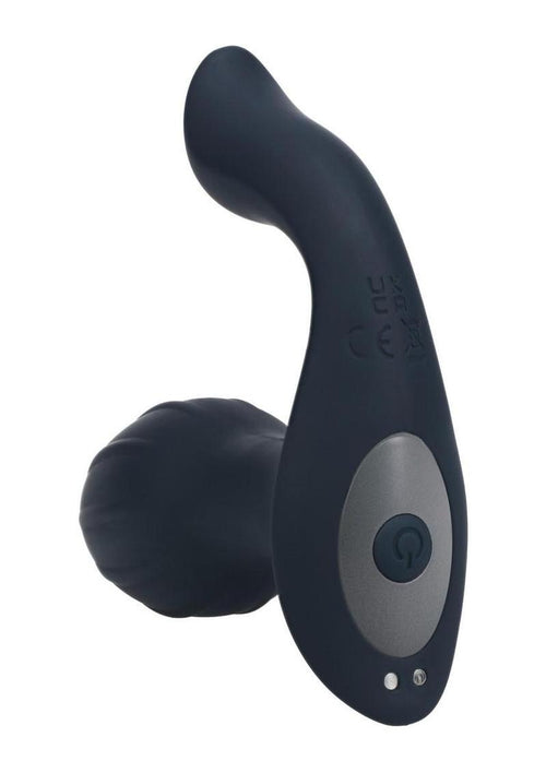 Load image 1 in gallery view. Levelz Vibrating and Rotating Silicone Rechargeable Anal Plug with Ball Stimulator Levelz