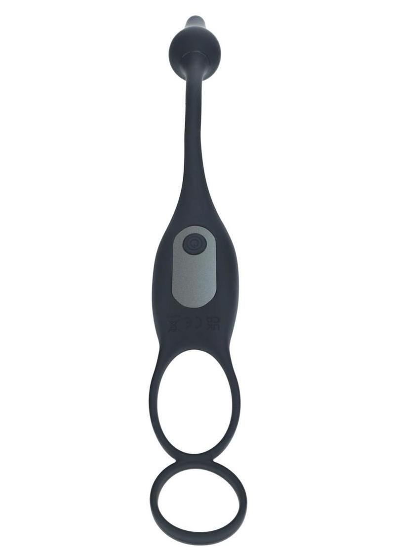 Levelz Vibrating Silicone Rechargeable Prostate Stimulator with Cock and Ball Ring Levelz
