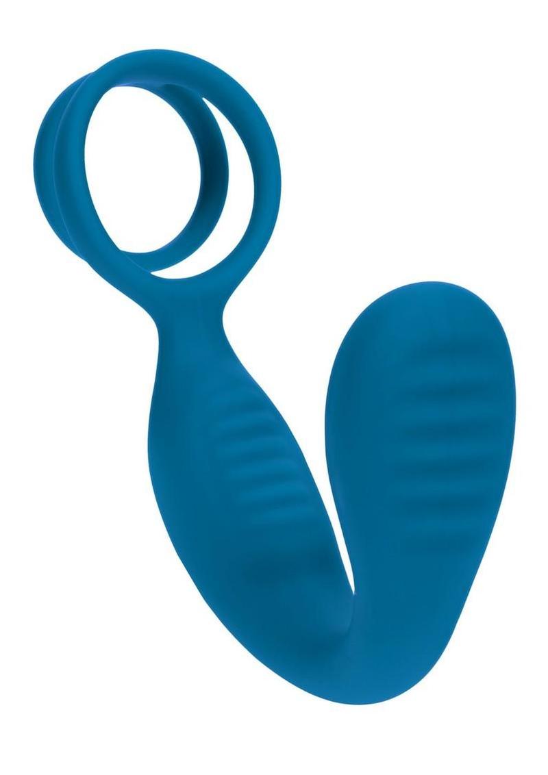 Levelz Vibrating Silicone Rechargeable Prostate Stimulator with Cock and Ball Ring Levelz