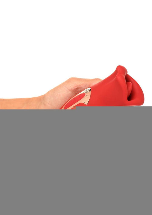 Load image 1 in gallery view. Lickgasm Kiss and Tell Mini Kissing Vibrating Rechargeable Silicone Clitoral Stimulator Lickgasm