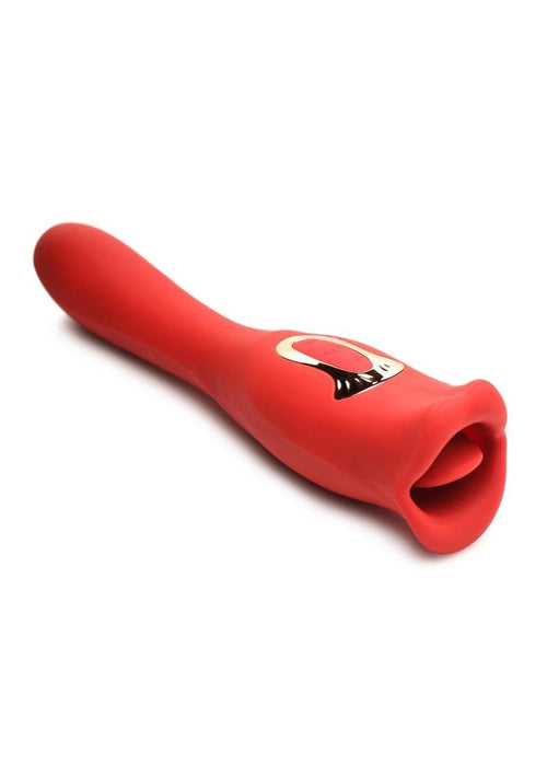 Load image 1 in gallery view. Lickgasm Kiss and Tell Pro Dual-Ended Kissing Rechargeable Silicone Vibrator Lickgasm