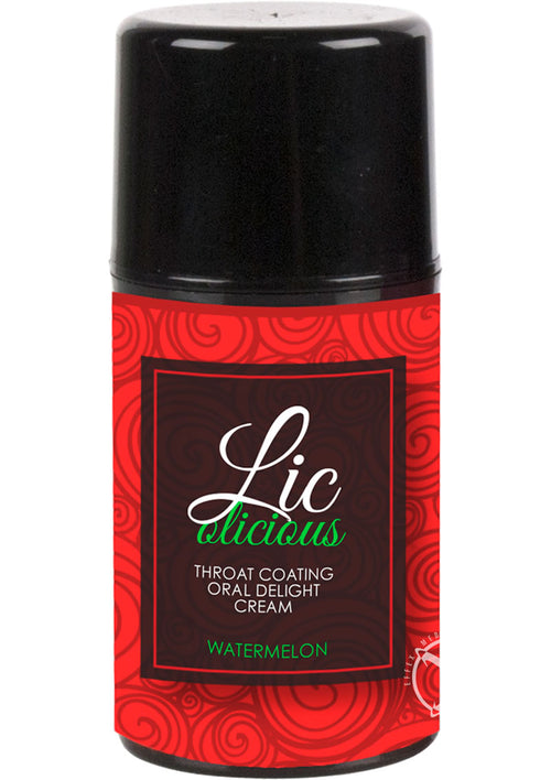 Load image 1 in gallery view. Licolicious Throat Coating Oral Delight Cream Watermelon - 1.7oz