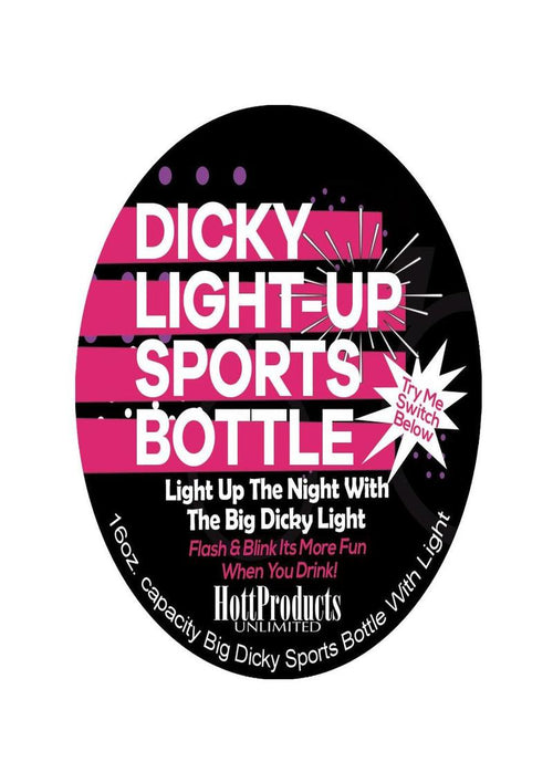 Load image 1 in gallery view. Light Up Pecker Sports Bottle - Vanilla