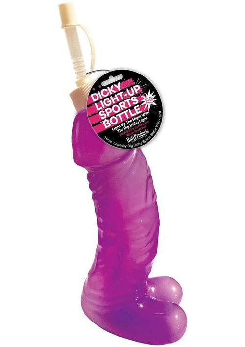 Load image 1 in gallery view. Light Up Pecker Sports Bottle - Vanilla