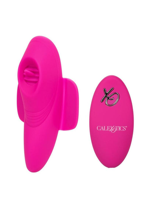 Load image 1 in gallery view. Lock-N-Play Remote Flicker Rechargeable Silicone Panty Teaser Panty Vibe - Pink