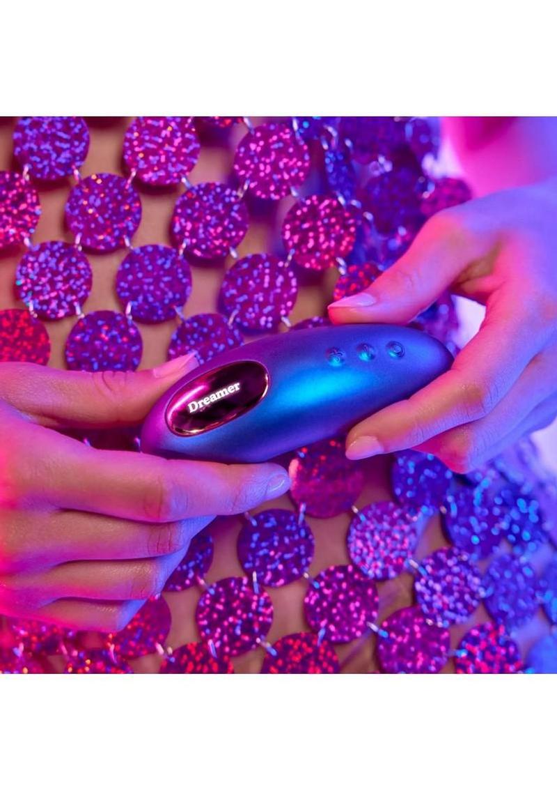 Love to Love Dreamer Silicone Rechargeable Sense Touch Vibrator with Remote - Iridescent Night Love to Love