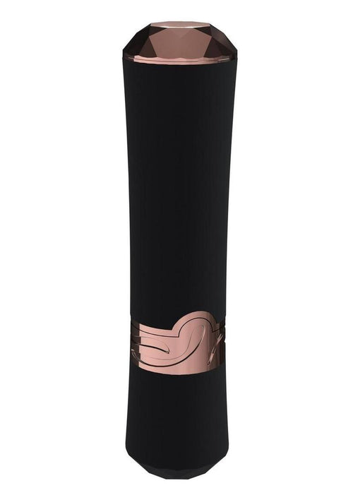 Load image 1 in gallery view. Loveline Dahlia 10 Function Silicone Lipstick Vibrator - Black/Red