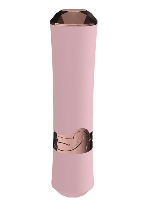 Load image 1 in gallery view. Loveline Dahlia 10 Function Silicone Lipstick Vibrator - Pink
