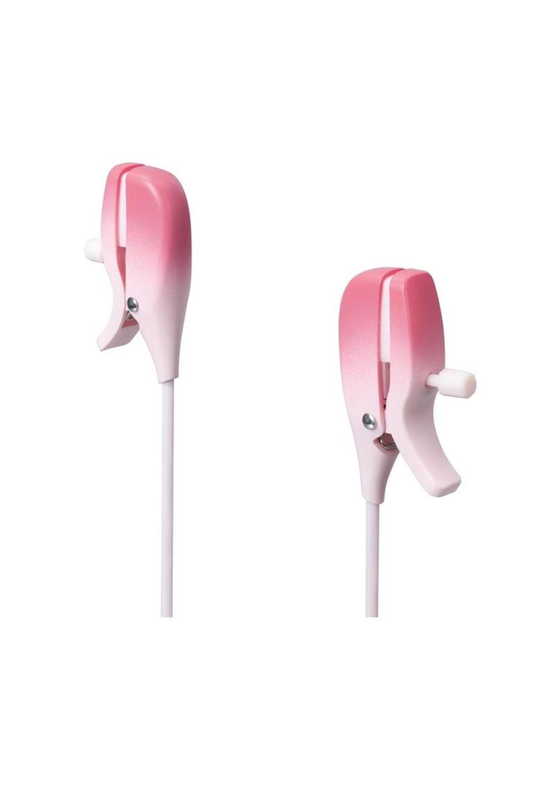 Gemini Rechargeable Silicone App-Control Nipple Clamps Lovense