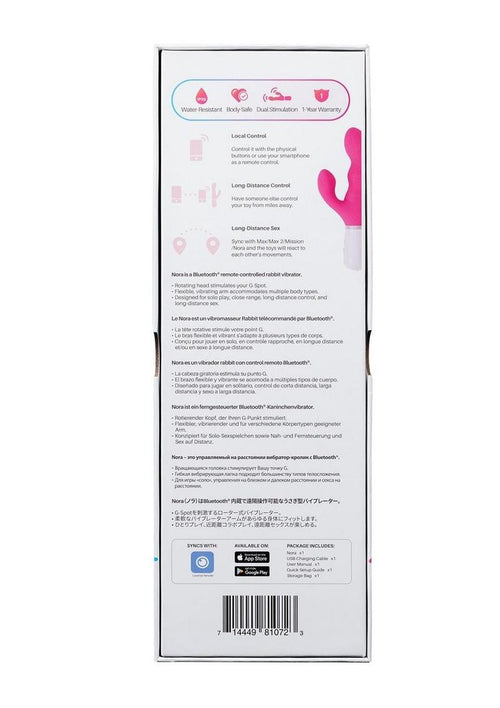Load image 1 in gallery view. Lovense Nora Remote Controlled Rabbit Vibrator Lovense