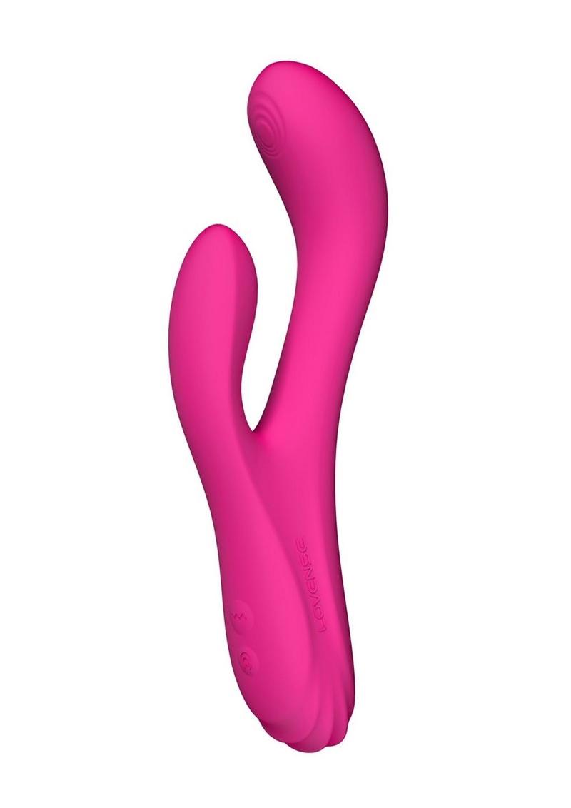 Lovense Osci 3 Rechargeable Silicone G-Spot Vibrator with Clitoral Stimulator Lovense