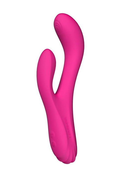 Load image 1 in gallery view. Lovense Osci 3 Rechargeable Silicone G-Spot Vibrator with Clitoral Stimulator Lovense