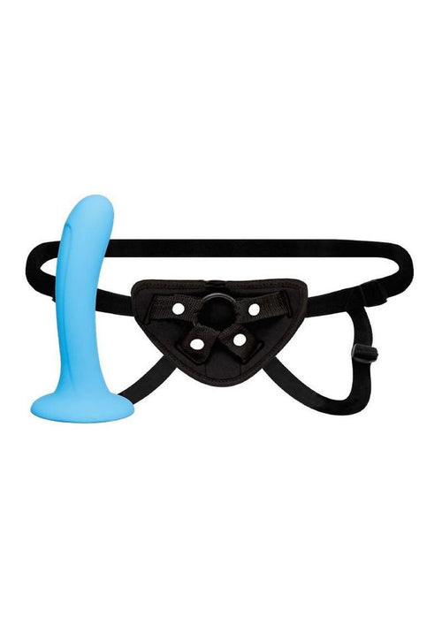 Load image 1 in gallery view. Lux Fetish My First Time Beginners Strap-On and Pegging - Black/Blue - Set