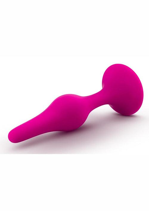 Load image 1 in gallery view. Luxe Beginner Plug Silicone Butt Plug - Pink - Large/Medium