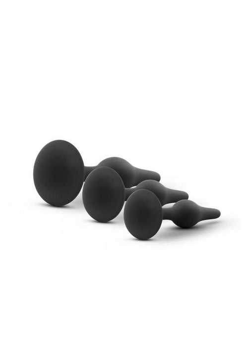 Load image 1 in gallery view. Luxe Beginner Silicone Butt Plug Kit 3 Sizes 3 Sizes Luxe