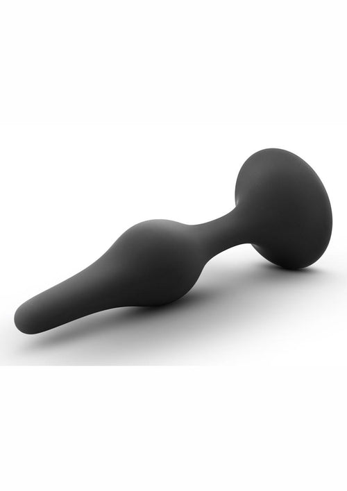 Load image 1 in gallery view. Luxe Beginner Silicone Butt Plug - Black - Small