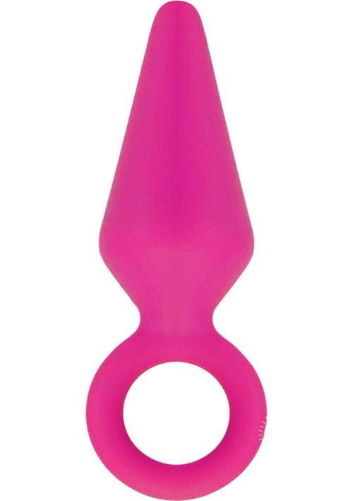 Load image 1 in gallery view. Luxe Candy Rimmer Silicone Butt Plug - Pink - Medium
