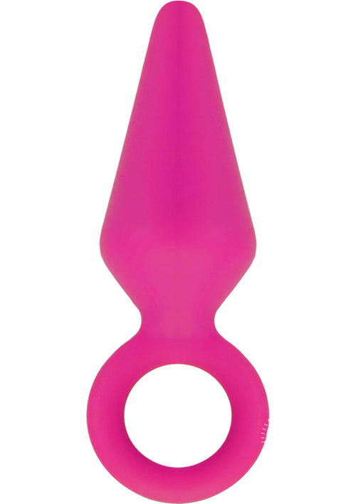 Load image 1 in gallery view. Luxe Candy Rimmer Silicone Butt Plug - Pink - Small