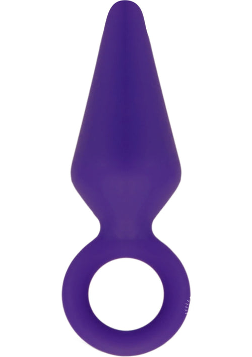 Load image 1 in gallery view. Luxe Candy Rimmer Silicone Butt Plug - Purple - Small