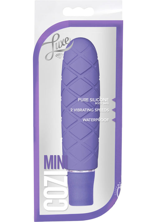 Load image 1 in gallery view. Luxe Cozi Silicone Mini Vibrator - Periwinkle/Purple