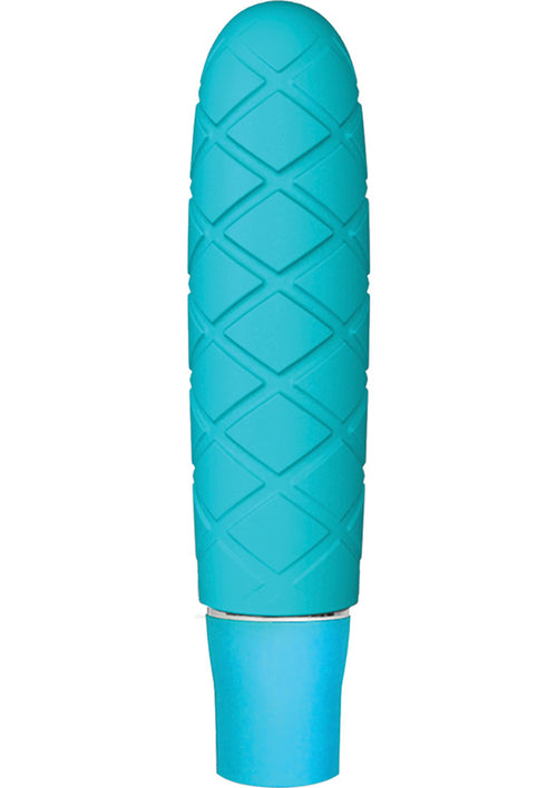 Load image 1 in gallery view. Luxe Cozi Siliconemini Vibrator - Aqua/Blue