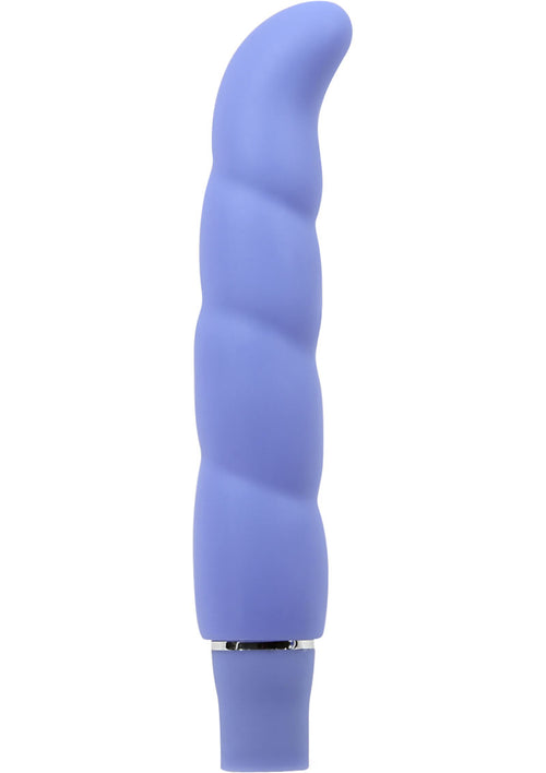 Load image 1 in gallery view. Luxe Purity G Silicone G-Spot Vibrator - Periwinkle/Purple