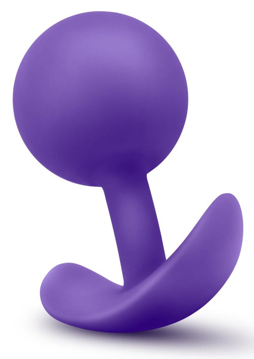Load image 1 in gallery view. Luxe Wearable Vibra Plug Silicone Butt Plug - Purple