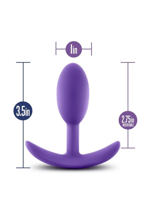 Load image 1 in gallery view. Luxe Wearable Vibra Slim Plug Silicone Butt Plug Luxe
