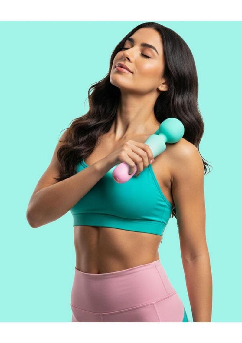 M'lady Silicone Rechargeable Pleasure Wand - Gradient M`Lady