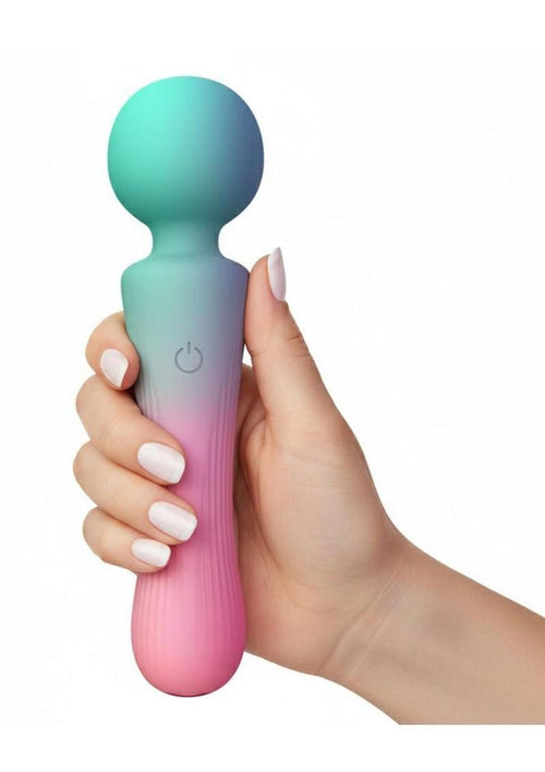 Load image 1 in gallery view. M'lady Silicone Rechargeable Pleasure Wand - Gradient M`Lady