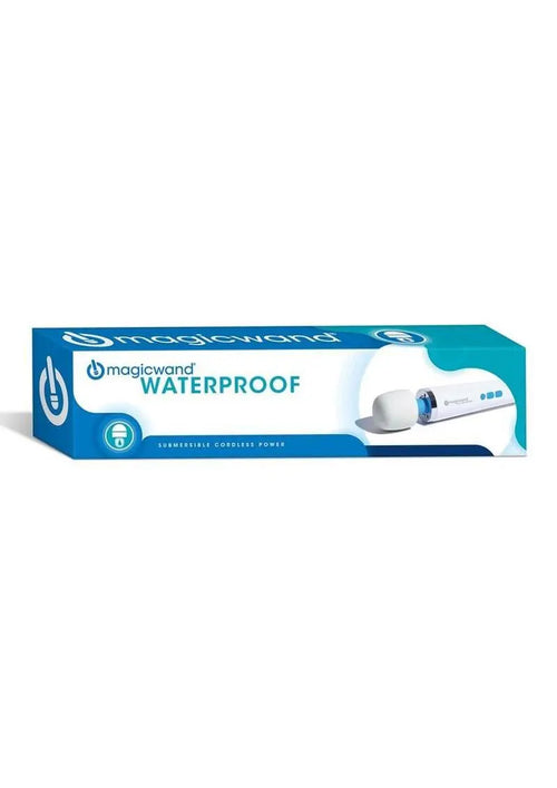 Load image 1 in gallery view. Magic Wand PlusHV-360 Waterproof Rechargeable Multispeed Vibration Massager - Blue/White