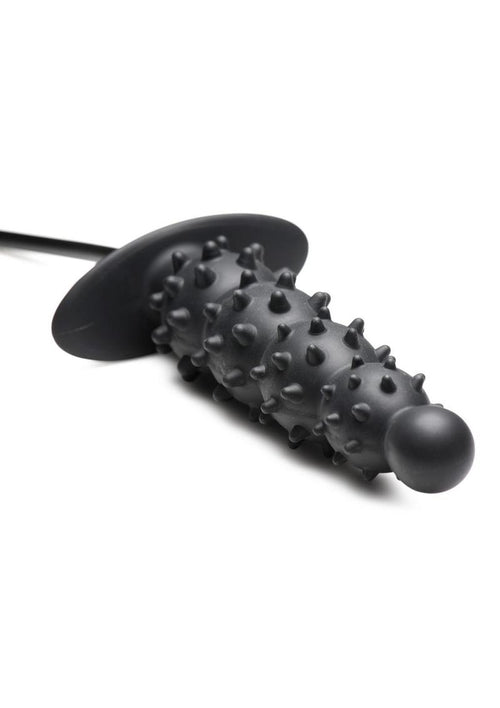 Load image 1 in gallery view. Master Series Ass Puffer Nubbed Inflatable Silicone Anal Plug Master Series