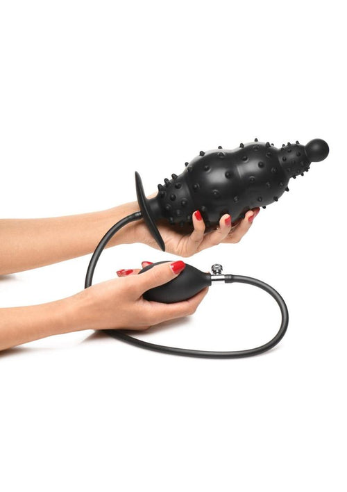 Load image 1 in gallery view. Master Series Ass Puffer Nubbed Inflatable Silicone Anal Plug Master Series