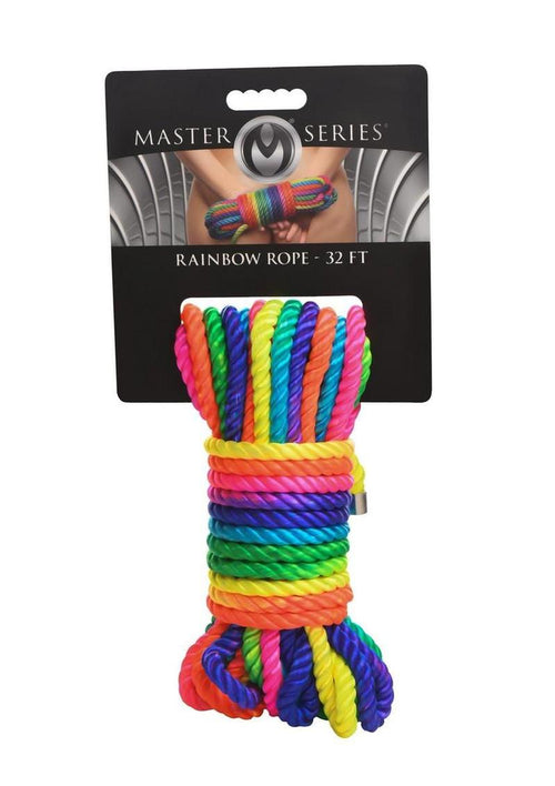 Load image 1 in gallery view. Master Series Bondage Rope - Multicolor/Rainbow - 32ft