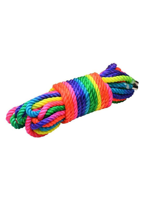 Load image 1 in gallery view. Master Series Bondage Rope - Multicolor/Rainbow - 32ft