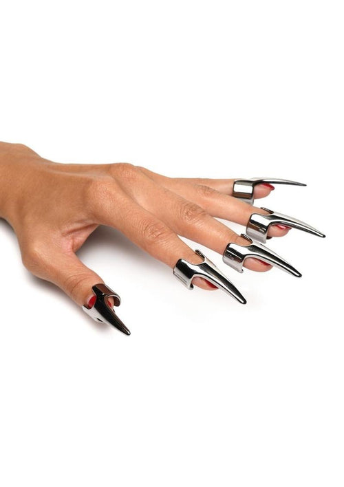 Load image 1 in gallery view. Master Series Clawed Sensation Stainless Steel Play Rings Master Series