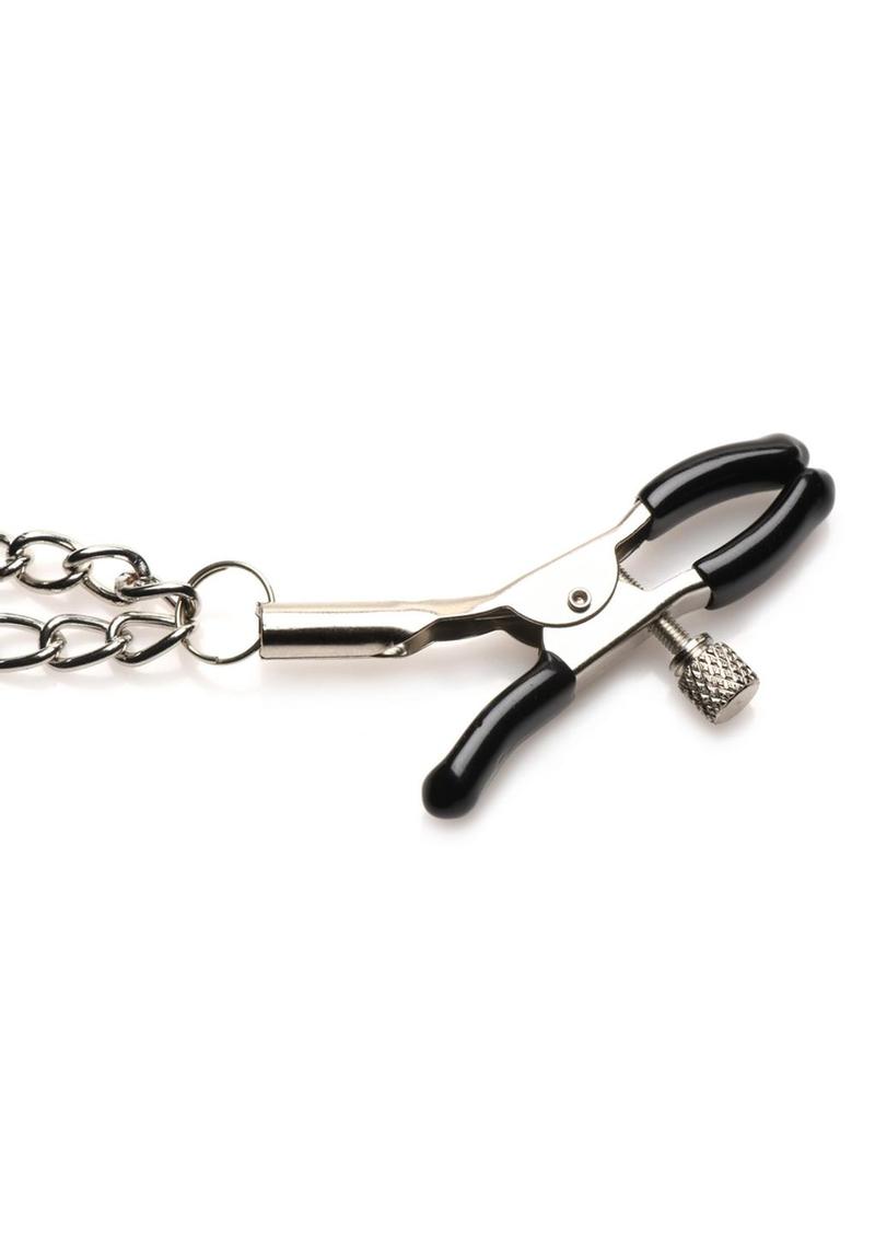 Master Series Daggers Double Chain Nipple Clamps Master Series