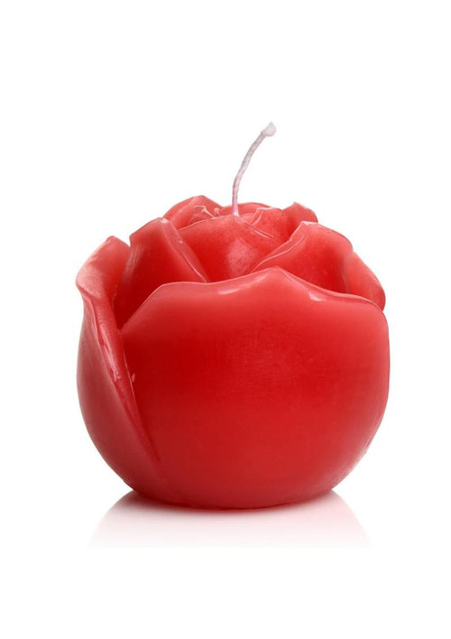 Load image 1 in gallery view. Master Series Flaming Rose Rose Drip Candle - Red