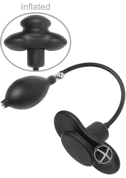 Load image 1 in gallery view. Master Series Inhibitor Inflatable Gag - Black