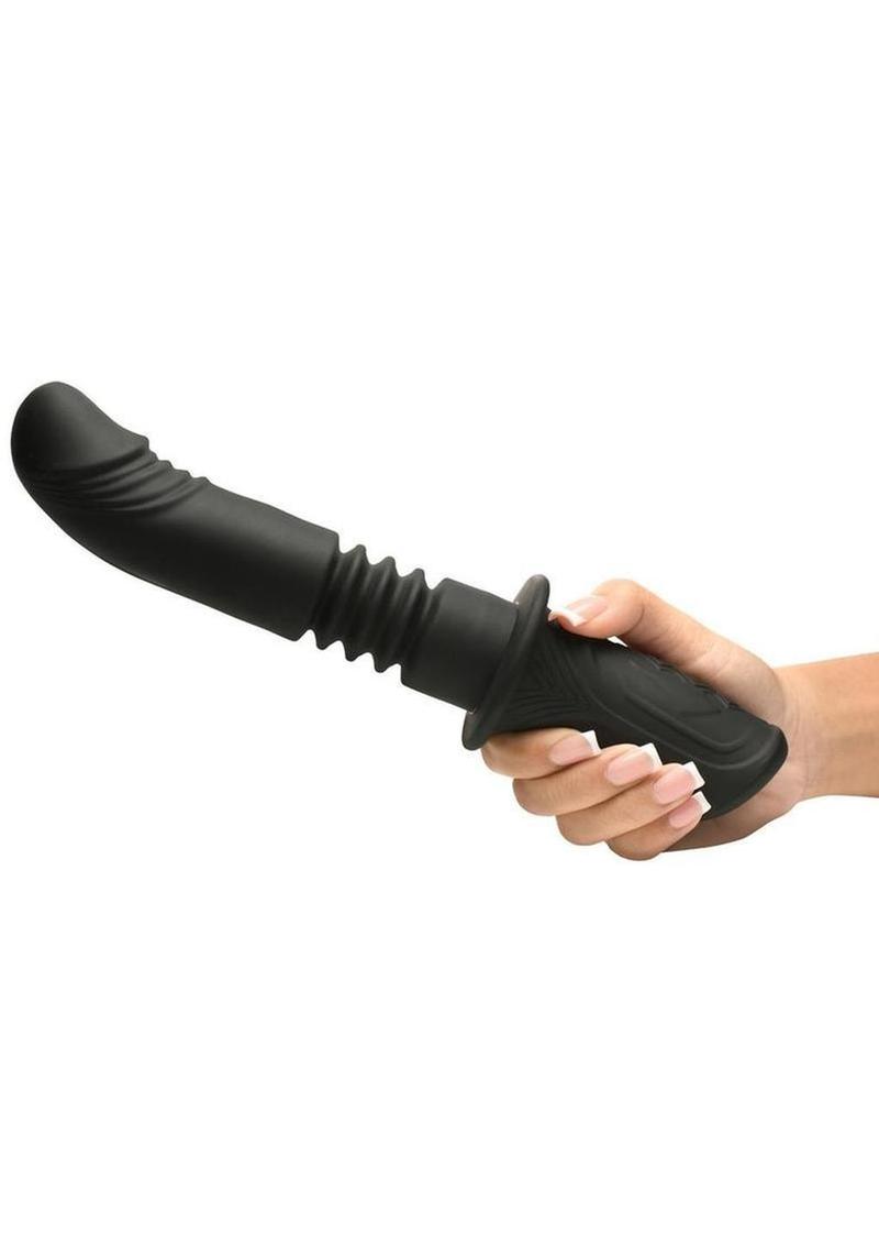 Master Series Power Thrust Rechargeable Thrusting Silicone Vibrator Master Series