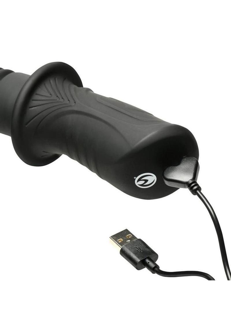 Master Series Power Thrust Rechargeable Thrusting Silicone Vibrator Master Series