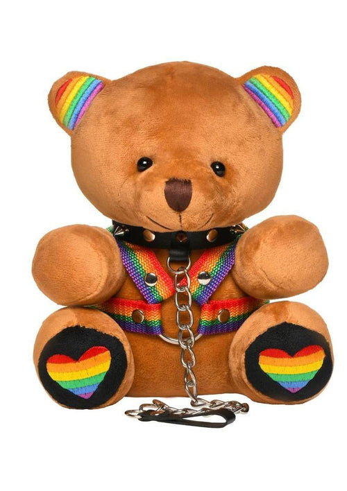 Load image 1 in gallery view. Master Series Pride Bear - Multicolor/Rainbow/Tan