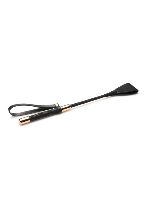 Load image 1 in gallery view. Master Series Stallion Riding Crop - Black - 18in