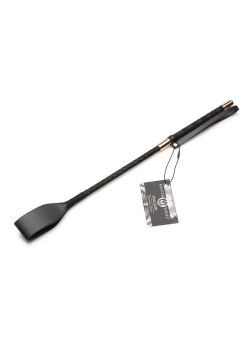 Load image 1 in gallery view. Master Series Stallion Riding Crop - Black - 18in