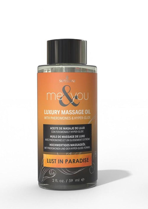 Load image 1 in gallery view. Me and You Pheromone Infused Luxury Massage Oil Lust In Paradise - 2oz